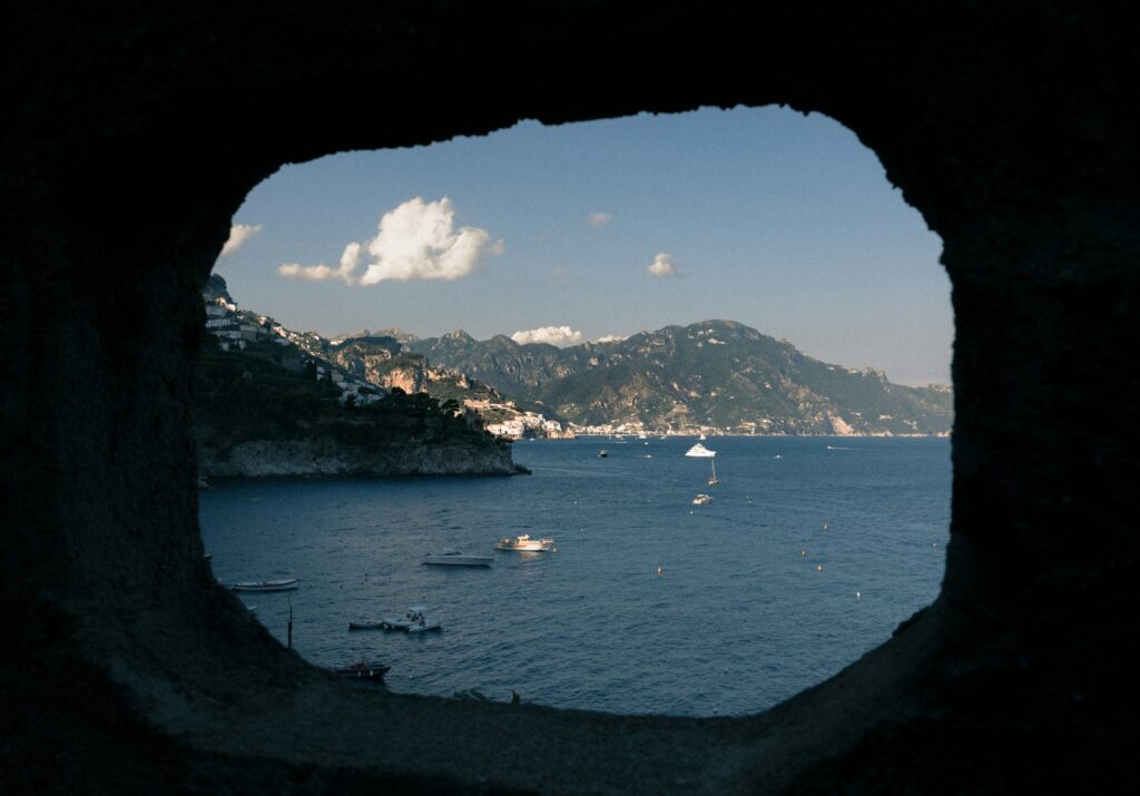view of body of water with boats